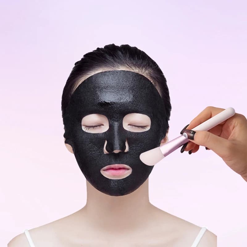 1/2 Pezzi Pennello in Silicone per Maschera Viso, Pennello per Crema e Fango, Strumento Cosmetico per Applicazione Maschera Fai-da-Te, Cura della Pelle e Bellezza