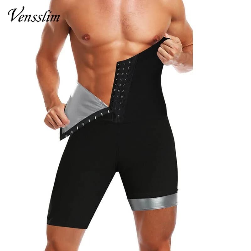 Vensslim Body Shaper Ganci Leggings Trimmer Bruciagrassi Pantaloncini Uomo Vita Trainer Dimagrante Pancia Sauna Sudore Pantaloni Perdita di Peso