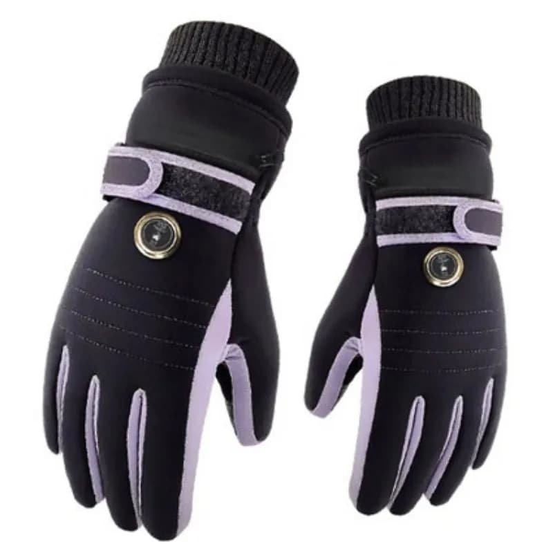 Guanti riscaldanti ricaricabili I guanti da equitazione per moto elettrici impermeabili e antiscivolo in caldo pile invernale possono toccare