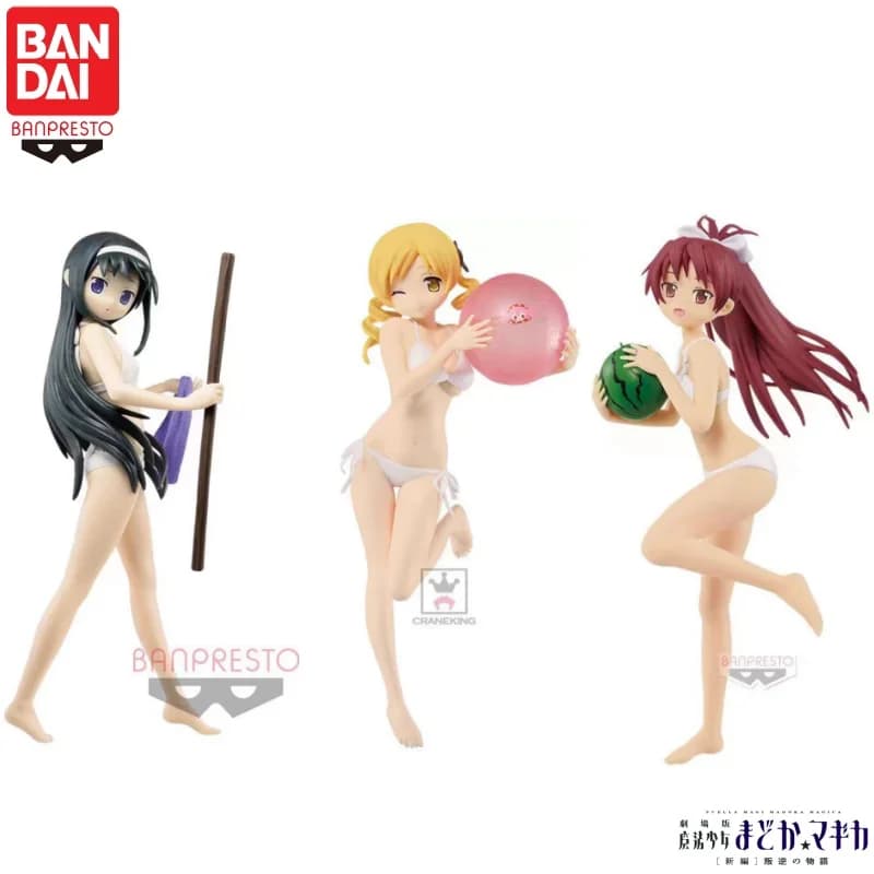 In Magazzino 100% Originale Bandai Banpresto Puella Magi Madoka Magica Akemi Homura Tomoe Mami Sakura Kyouko Action Figure Garage