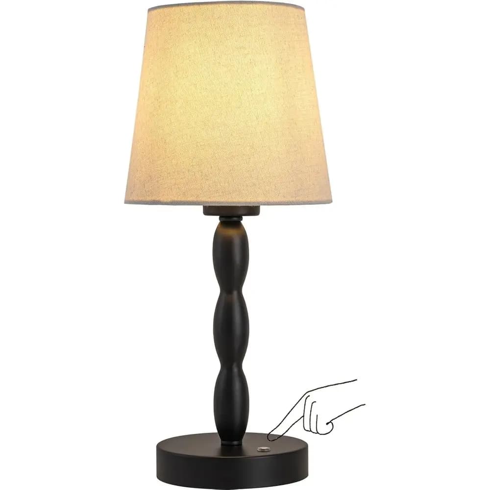 CASTLELIE Wireless Portable Table Lamp, Battery Rechargeable Touch Desk Lamp, Night Lamp at 3 Levels of Adjustable Brightness