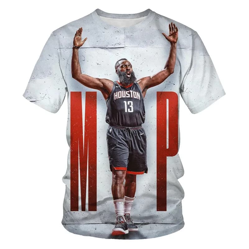 New Hot Sale T-shirt for Kids Mens Crew Neck N.B.A Basketball Star Fashion T-shirt Fashion Short Sleeve Casual Kids T-shirt