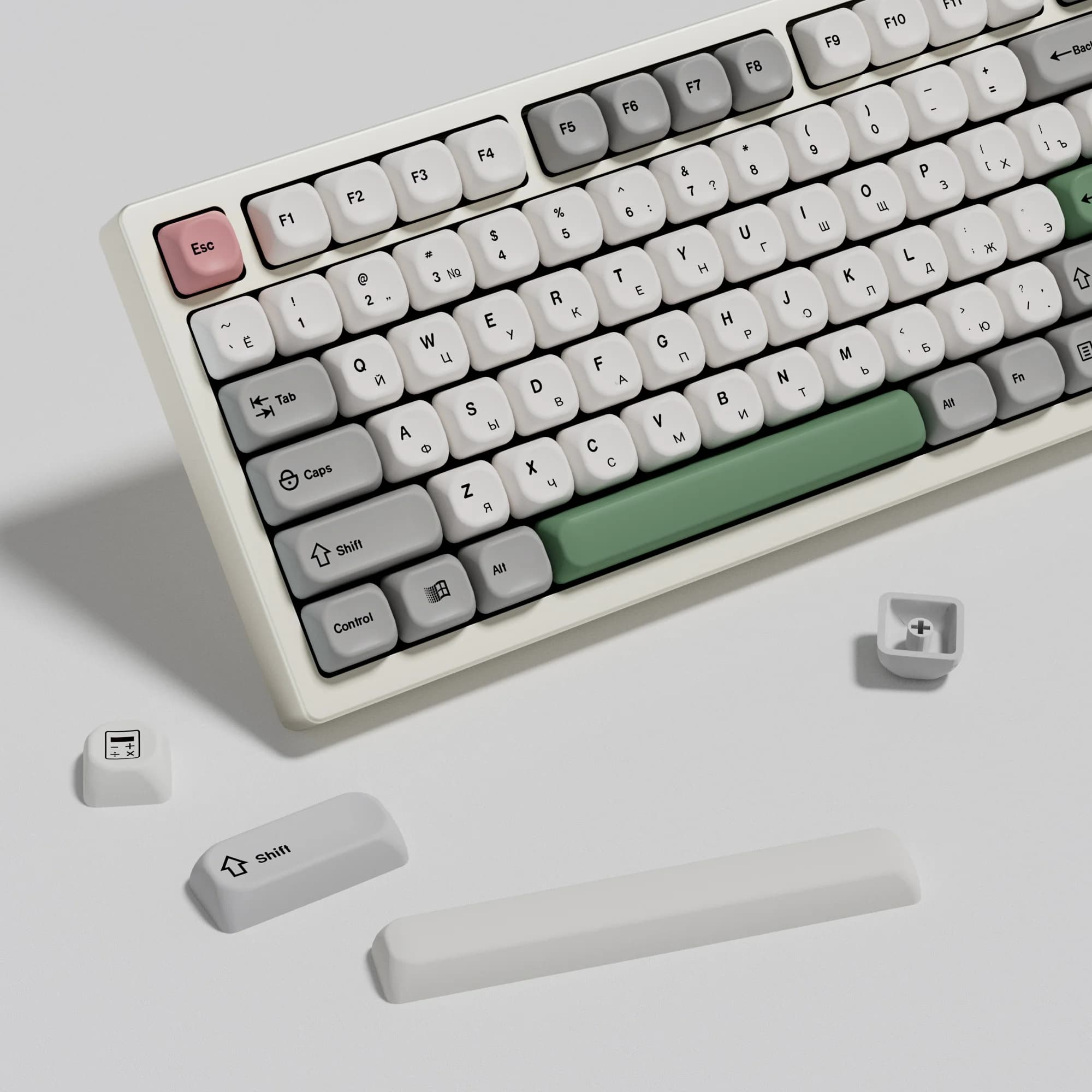 KBDiy Retro Russian Keycaps GMK 9009 PBT Keycap KOA Profile ISO MAC 7U 138 tasti per giochi fai da te tastiera meccanica tasti Set Aula F75 F87 Pro F99 Hi75 GMK67 GK61 Hi98 K86 60 60% Aigo A68 Ajazz AK820 Pro Mechenik