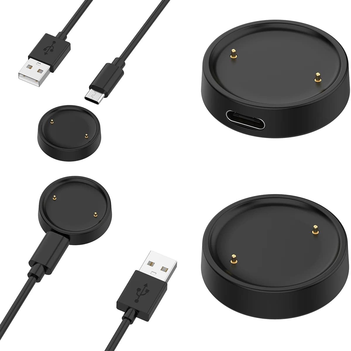 Base di ricarica per Amazfit Active 2 (A2437) Smartwatch, caricatore magnetico per Amazfit Active2 BIP6, accessori adattatore