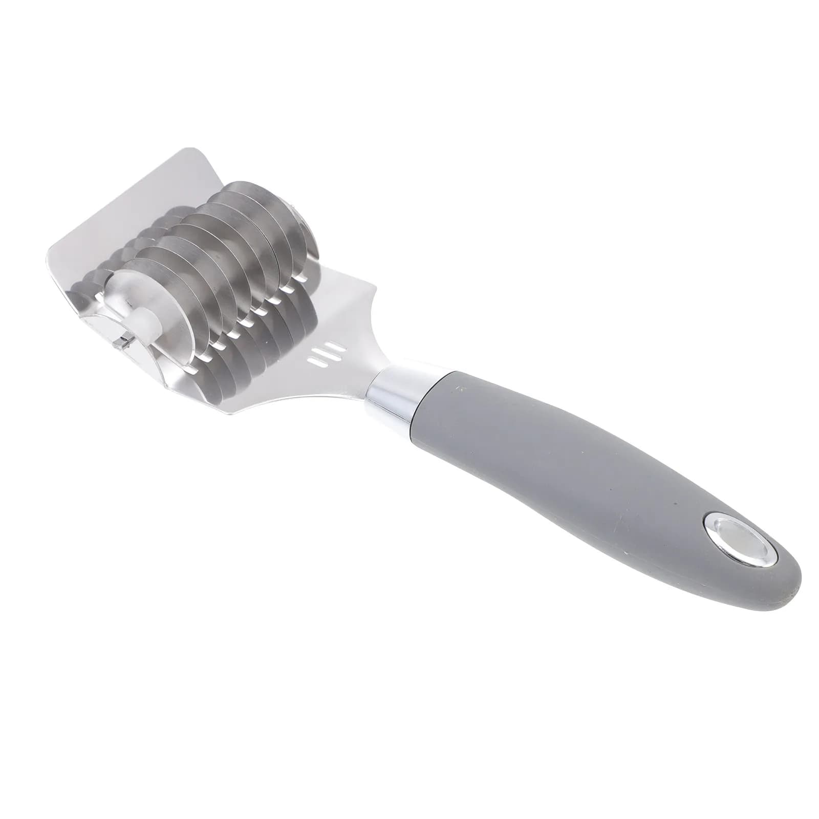 1Pcs Stainless Steel Multi-Roller Noodle Cutter for Restaurants and Home Use Precision Cutting Spacing Ergonomic Handle Time
