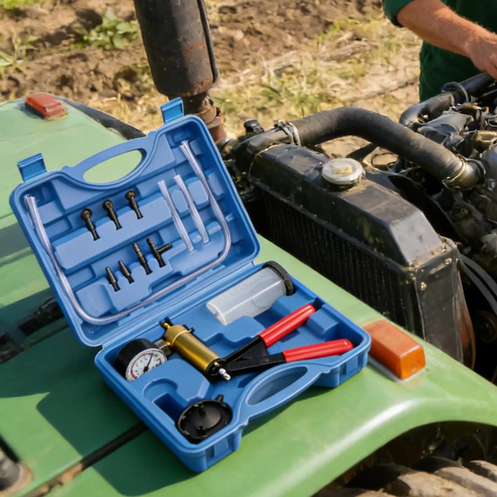 Pompa a Vuoto per Auto, Strumento Manuale per Sostituzione Liquido Freni, Kit Spurgo Freni per Moto, per Pressione del Liquido
