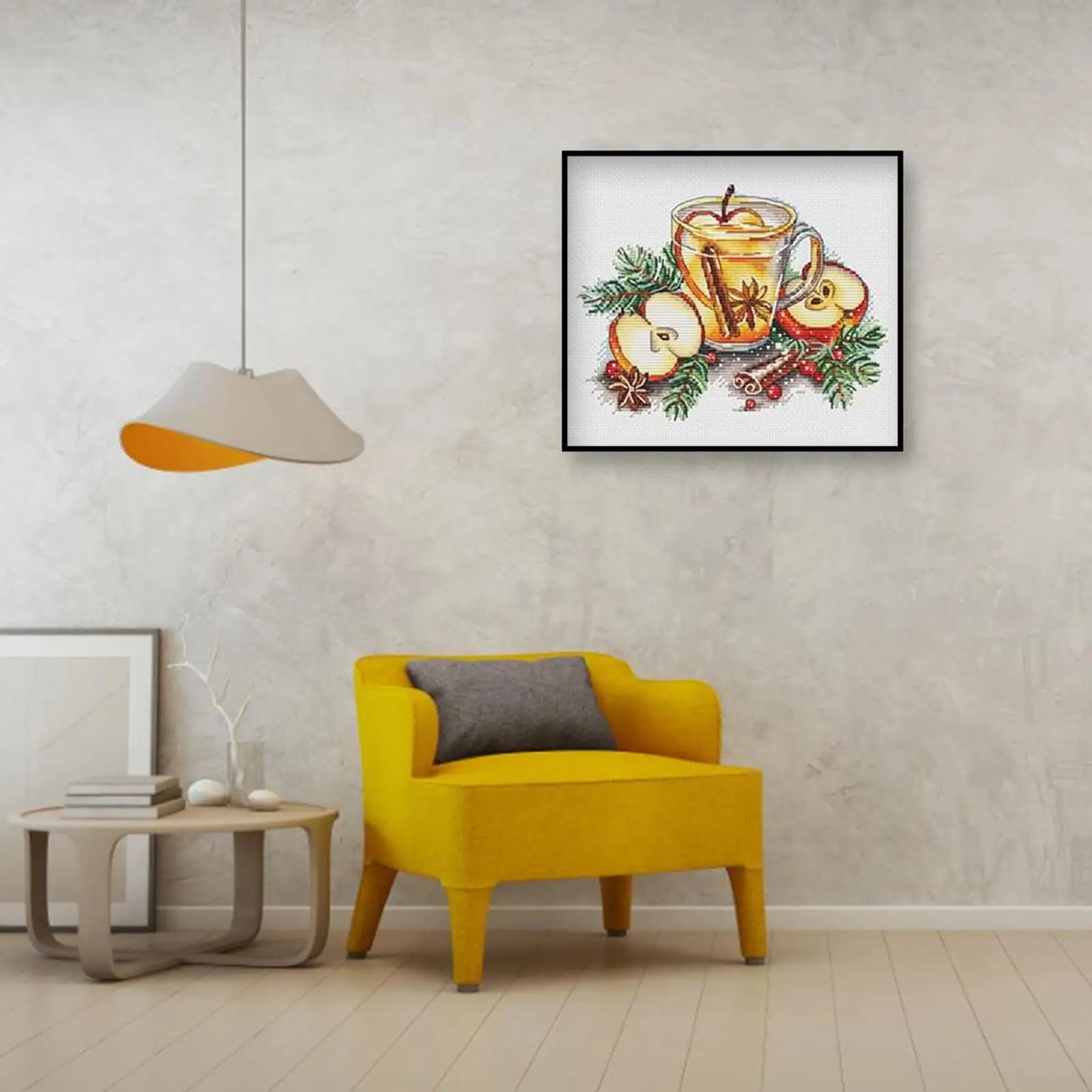 Kit Ricamo Punto Croce Stampato Fai da Te 11CT per Decorazione Soggiorno e Camera da Letto