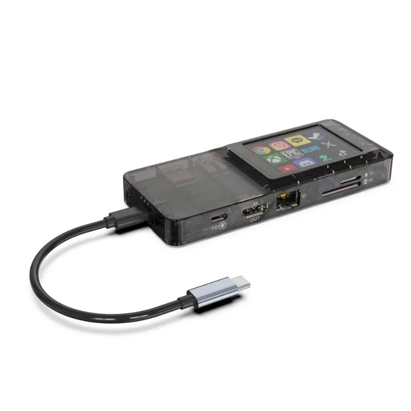 Docking station Typec/docking station TYpec 8 in 1/scheda di interfaccia di rete typec gigabit/docking station con console