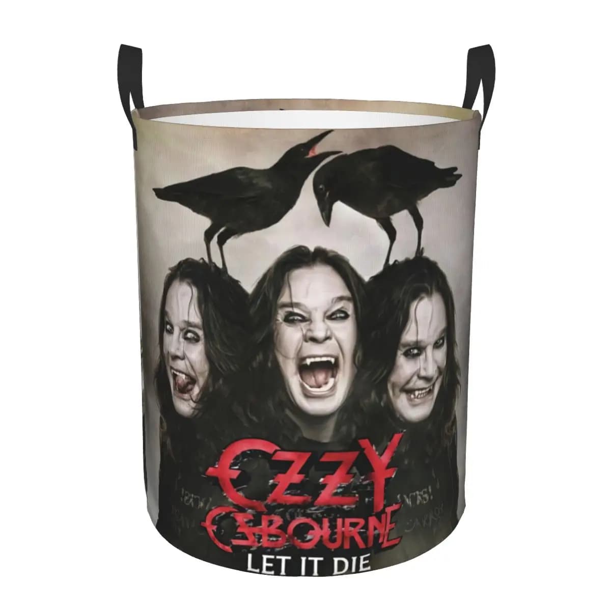 Ozzy osgarne folding door basket Prince Of Darkness basket for clothes for kindergarten baby bag