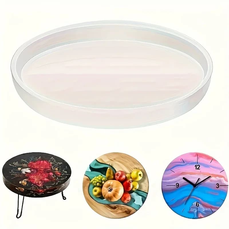 Stampo in silicone, adatto per vassoi di grandi dimensioni, orologi, creazioni artistiche in resina, gioielli creativi, stampo in silicone per tavoli effetto fiume in resina, xt280-fro