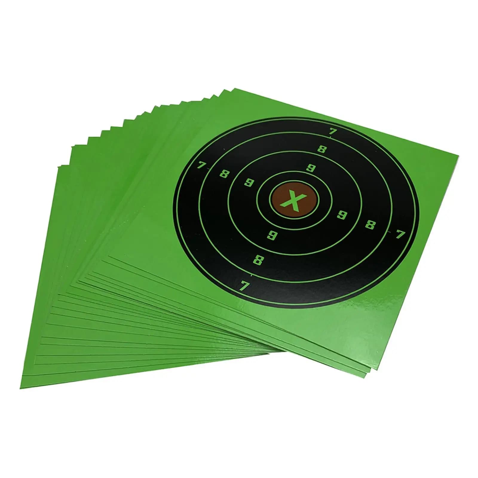 20x Bersagli di Carta per Tiro a Segno da 5,5'' per Pratica di Caccia