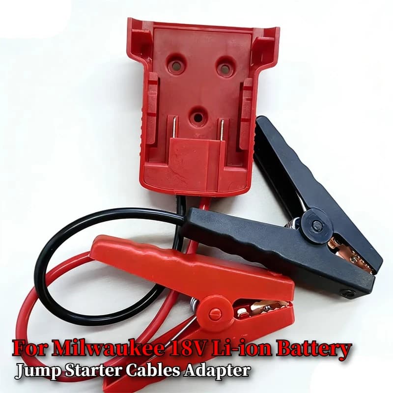 Avviatore di Emergenza per Auto, Booster per Batteria agli Ioni di Litio Milwaukee 18V, Cavo Adattatore di Alimentazione, Strumenti Fai-da-Te