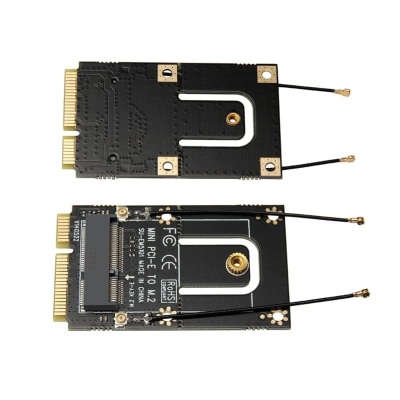 Adattatore Wifi M.2 NGFF Ngff Key A+E a Mini Pcie Pci Scheda rete wireless Wifi F19E