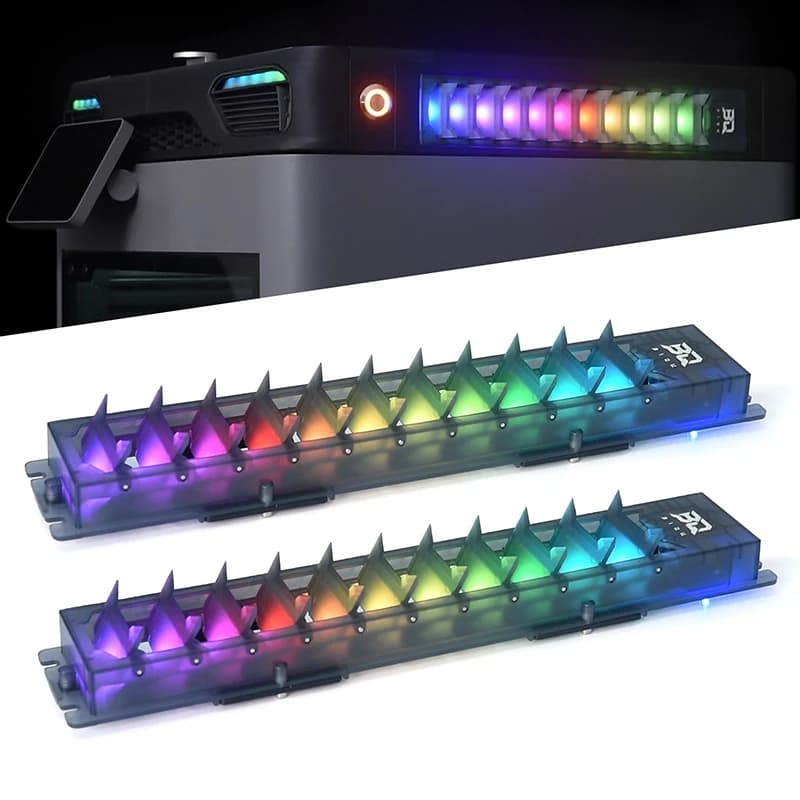BIQU Panda Vent Controllo Automatico della Ventilazione con Illuminazione RGB e Griglia Ventilata per Dissipazione del Calore per Stampanti 3D Bambu Lab P1/P2/X1/X2