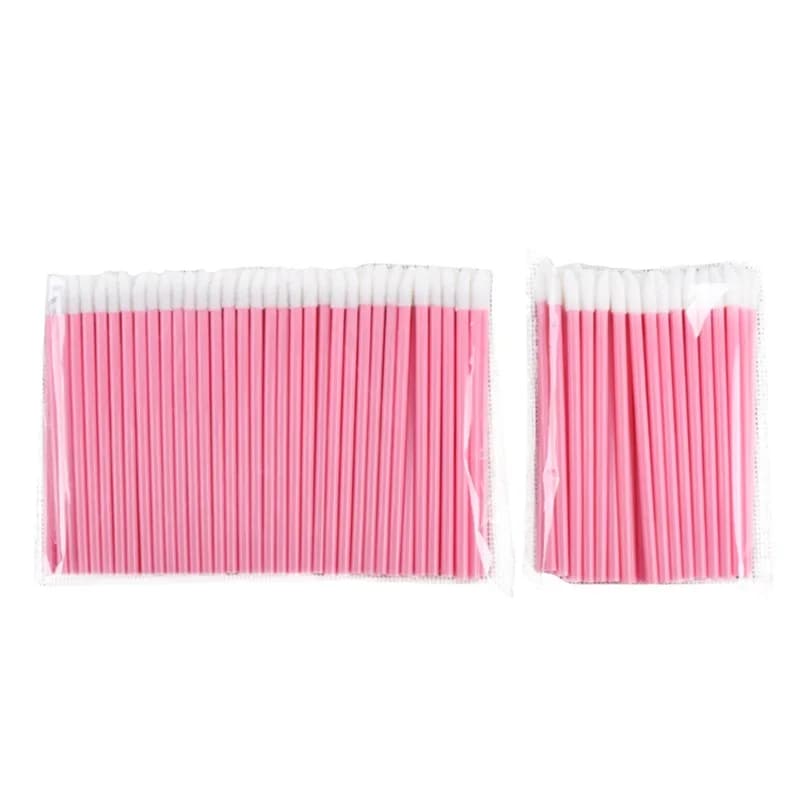 5/50/100 Pezzi Pennelli Labbra Morbidi, Pennelli Cosmetici per Rossetto e Lucidalabbra, Applicatori per Pulizia, Pennelli Trucco Occhi