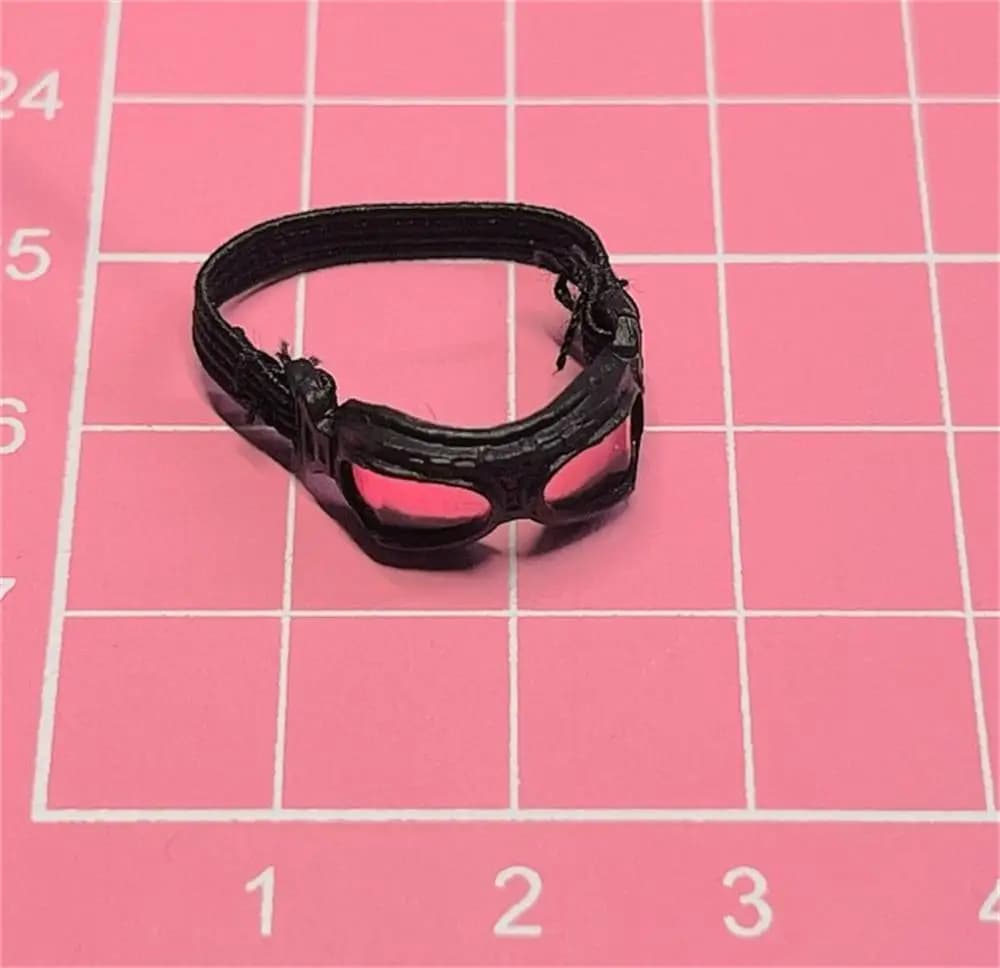 Hot Sales 1/12th Mini Toys Model White Skull Agent PVC Material Goggles Sunglasses Not Real Accessories For 6" SHF Doll Figure