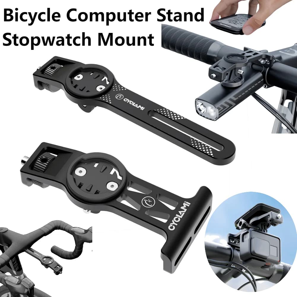 Supporto girevole a 360° per GoPro 8-13, Insta360 One X2 X3 X4, accessori per fotocamere DJI, supporto per ciclocomputer compatibile con IGS Garmin XOSS