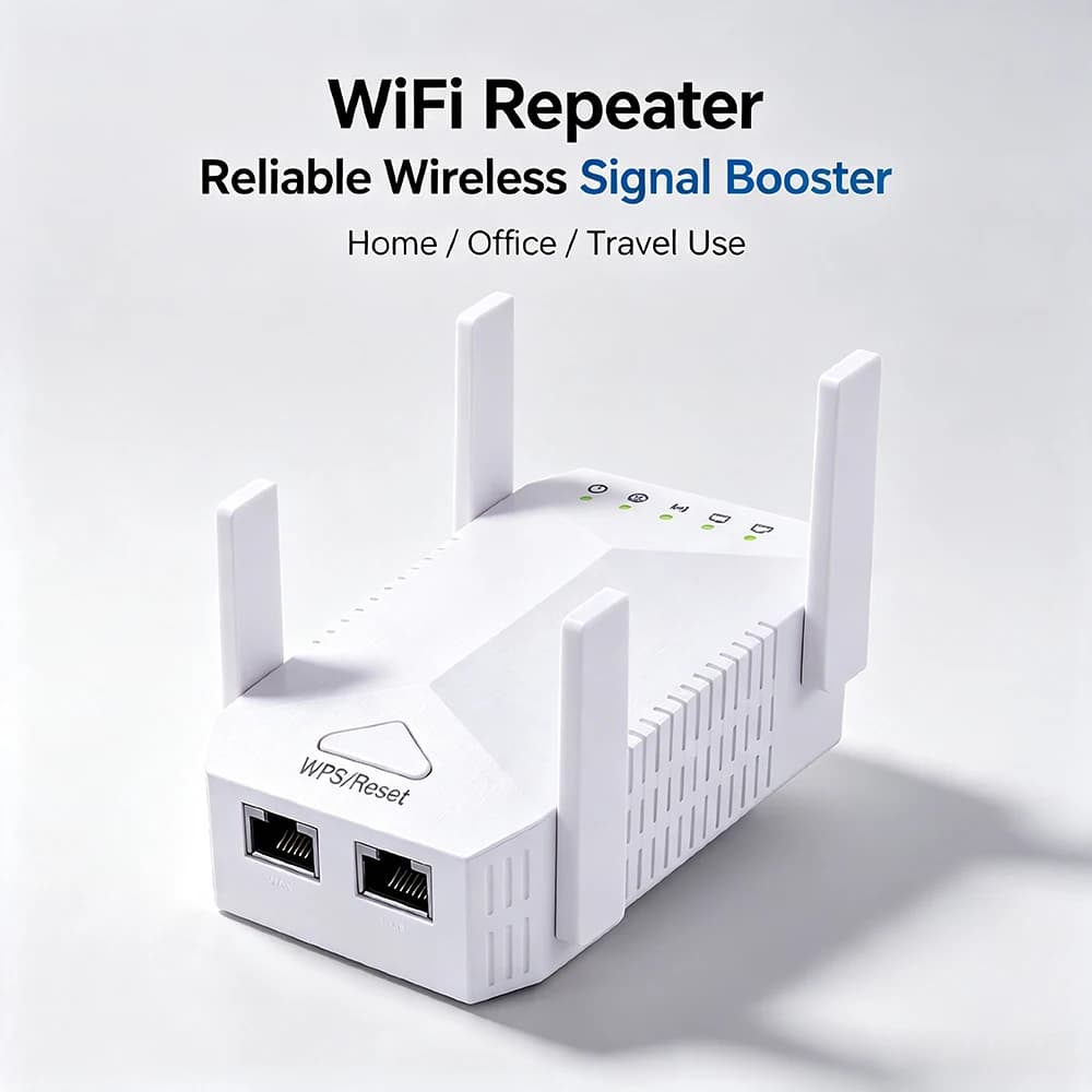 1200Mbps Dual-band WPS WIFI Repeater 2.4G 5Ghz WiFi Extender 4 Antennas Wireless WIFI Amplifier 802.11N Wi Fi Signal Repeator