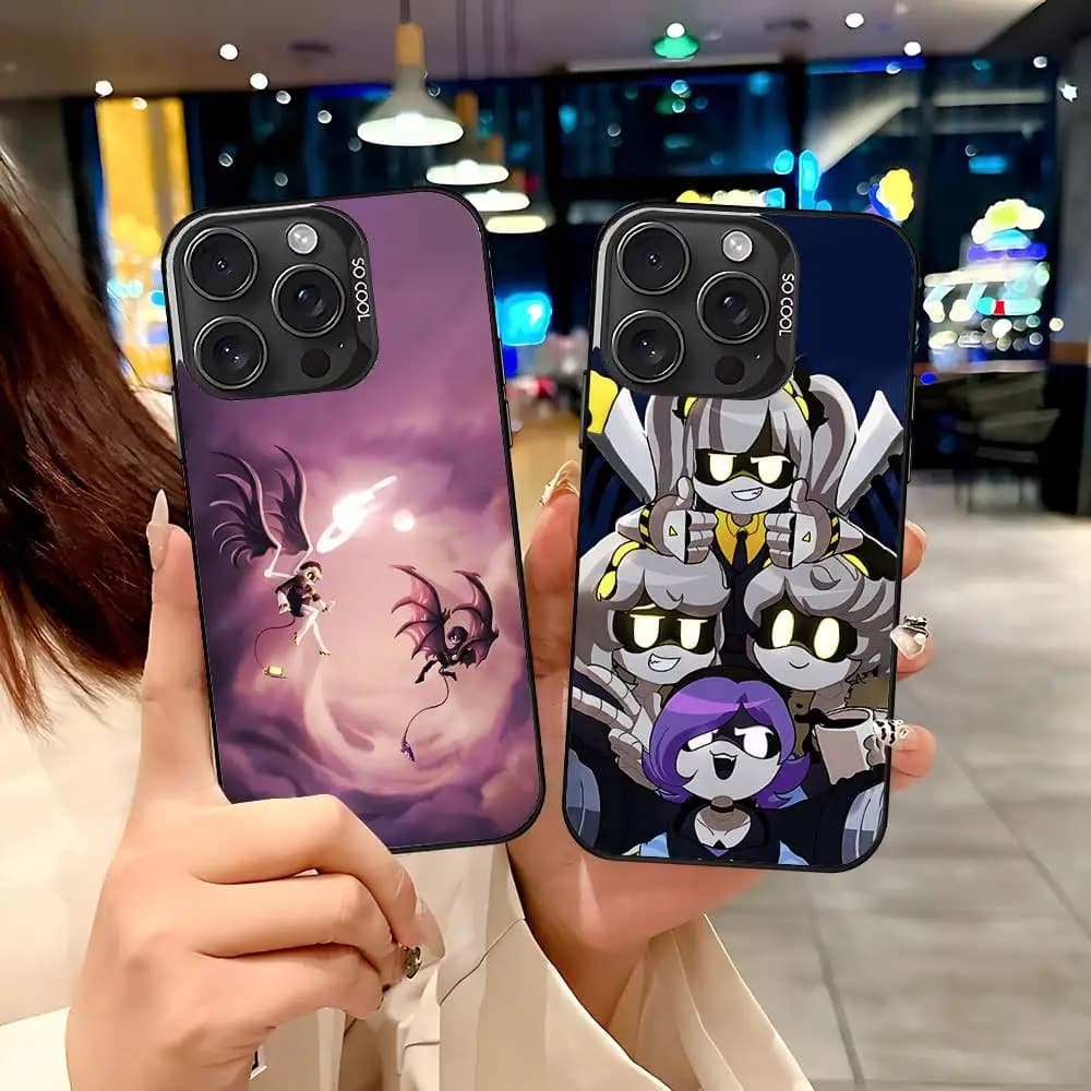 Cover for iPhone Anime M-Murder Drones UZI S for models 17, 16, 15, 11, 12, 13, 14 Pro Max, 16 Plus, 12 Mini, 7, 8, XR, XS, 15 Pro MAX