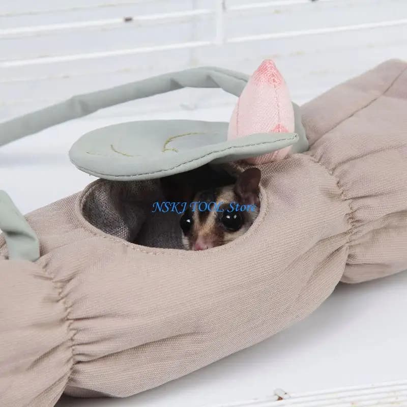 L8RC Criceto per Borsa da Trasporto Borsa da Viaggio per Piccoli Animali Domestici con Tracolla Borsa in Uscita Portatile per