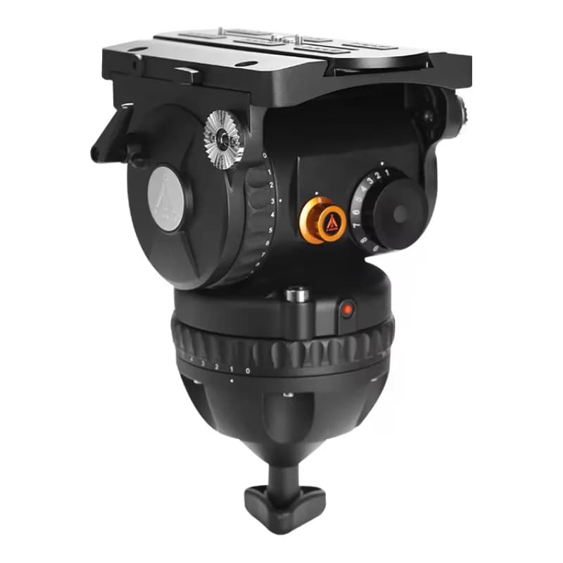 E-IMAGE GH40 PLUS Testa Fluida Professionale da 40kg con Carico Utile da 150mm per Telecamere Cinematografiche e da Studio