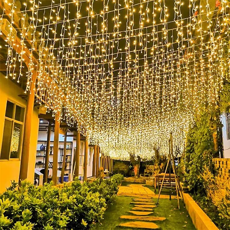 Luci a stringa a LED per esterni Ghirlanda 2M 10M Impermeabile Fata Luce Lampada a festone Festa di nozze Vacanza Giardinaggio Decorazione Luce