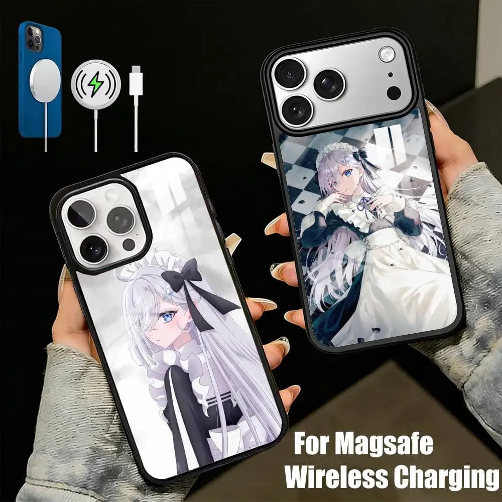 Custodia per telefono SHIBOYUGI S-Sorimachi Y-Yuuki per iPhone 17, 16, 15, 14, 13 Plus, Pro Max, magnetica per ricarica wireless MagSafe