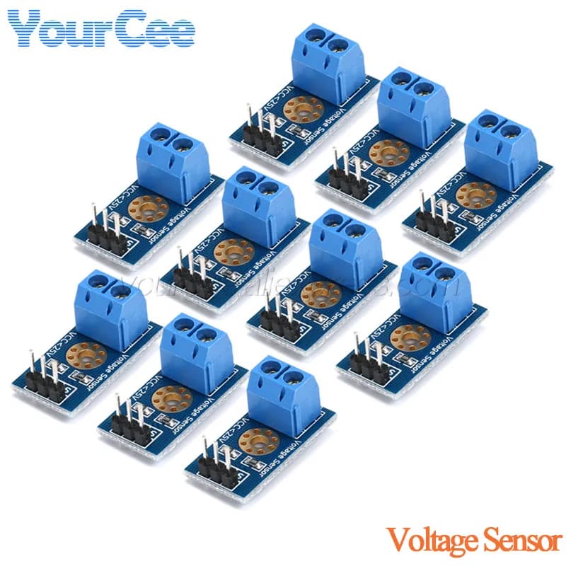 10pcs/1pc DC 0-25V Standard Voltage Sensor Module Test Electronic Bricks Smart Robot for Arduino DIY Kit Smart Electronics