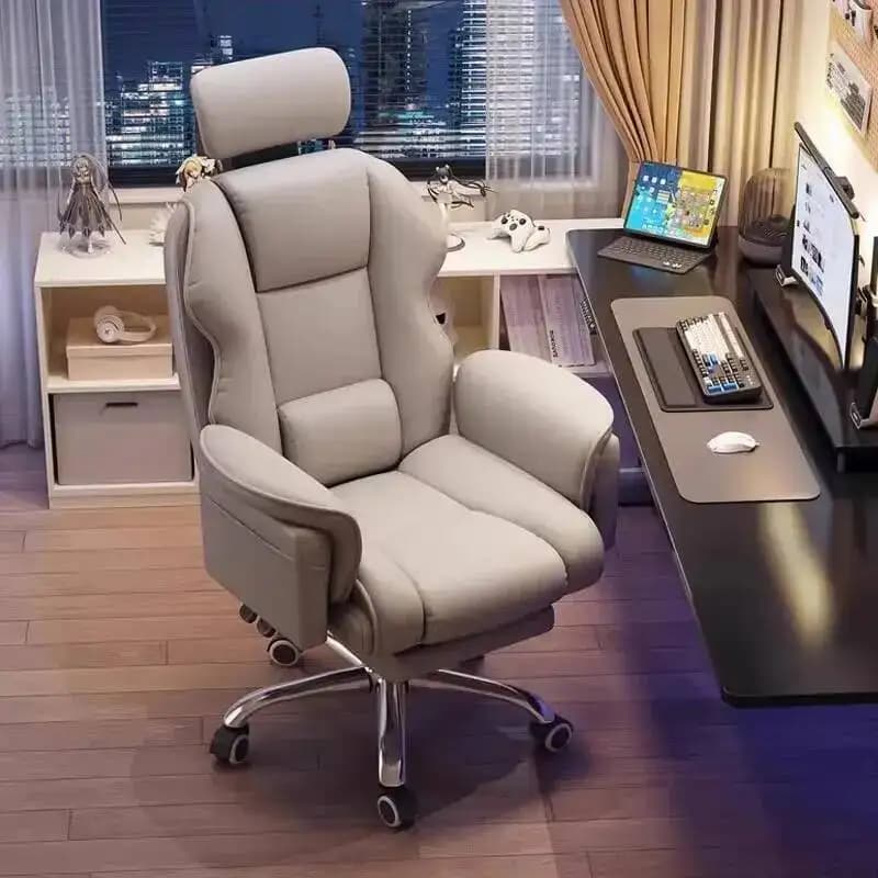 Sedia da Ufficio Ergonomica e Confortevole, Reclinabile e Regolabile, Sedia da Gaming per il Tempo Libero, Arredamento per Ufficio