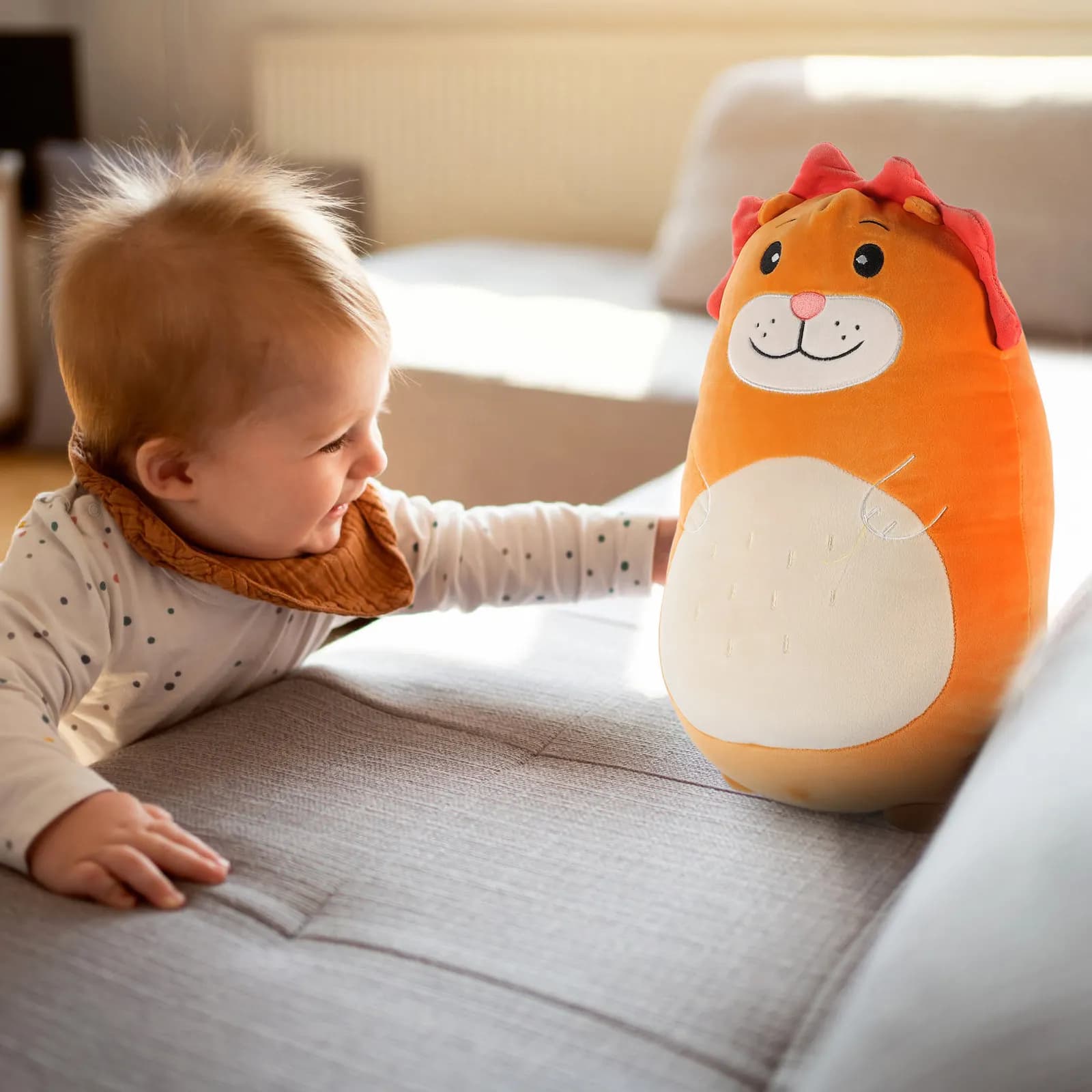 1Pcs High Detail Stuffed Lion Animal Soft Comfortable Room Decor for Living Space Bedroom Dressing Table Kids Play Birthday Gift