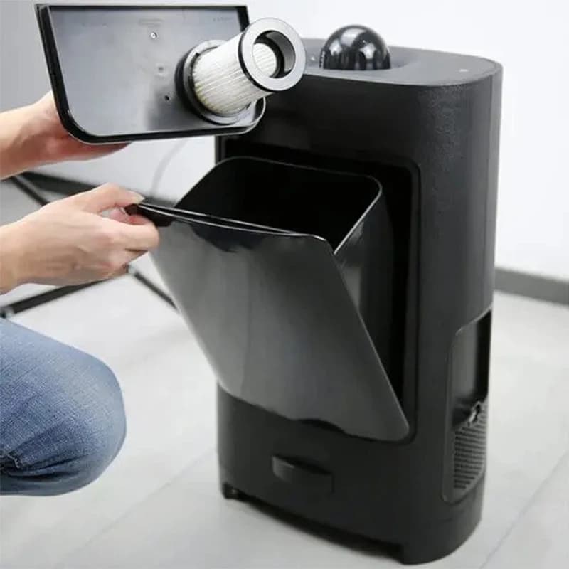 【Hot】Smart Suction Trash Can Barber Shop Specific Automatic Hair-Sucking Trash Can Powerful Cleaning Trash Can