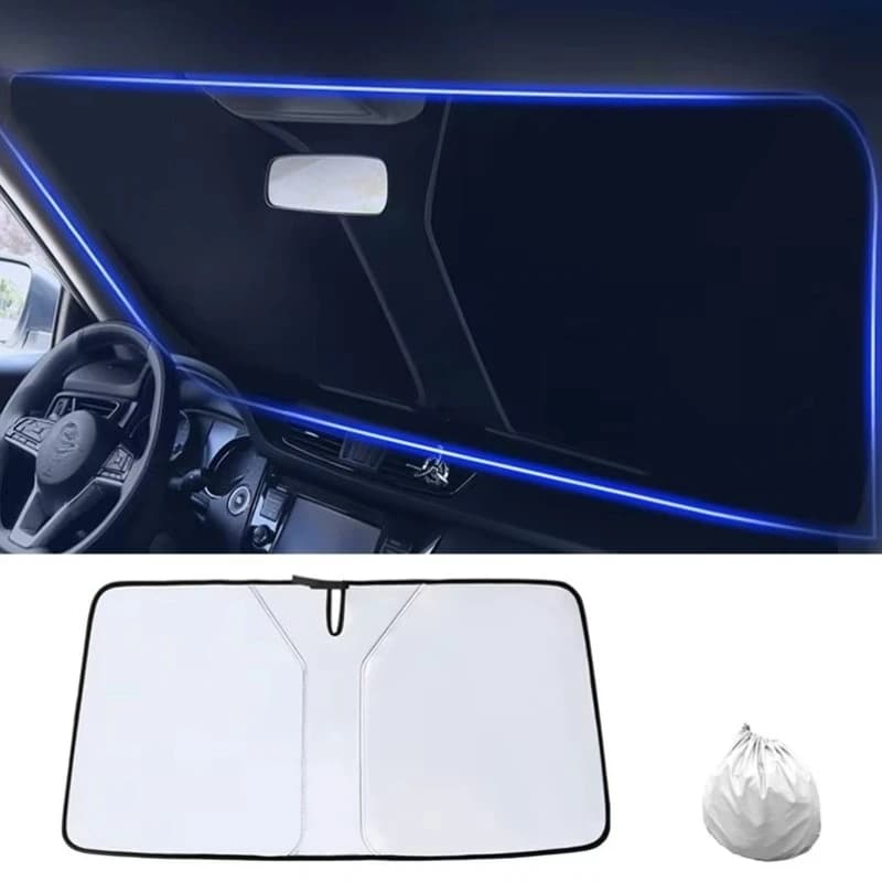 Parabrezza per auto Parasole Blocchi Riflettore per raggi UV Finestra automatica Parasole Visiera Scudo Copertura protettiva Parasole pieghevole