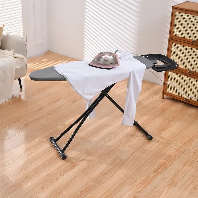 for Household Folding Ironing Board Stable Bracket with Iron Placement Area Multifunctional Convenient Storage Ironing Board