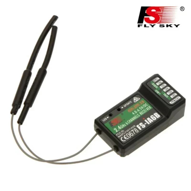 FLYSKY IA6B 2.4G 6CH PPM Uscita con ricevitore porta IBus per FLYSKY FS-i6 FS-i10 I6X I6S Trasmettitore RC Drone Aereo Elicottero
