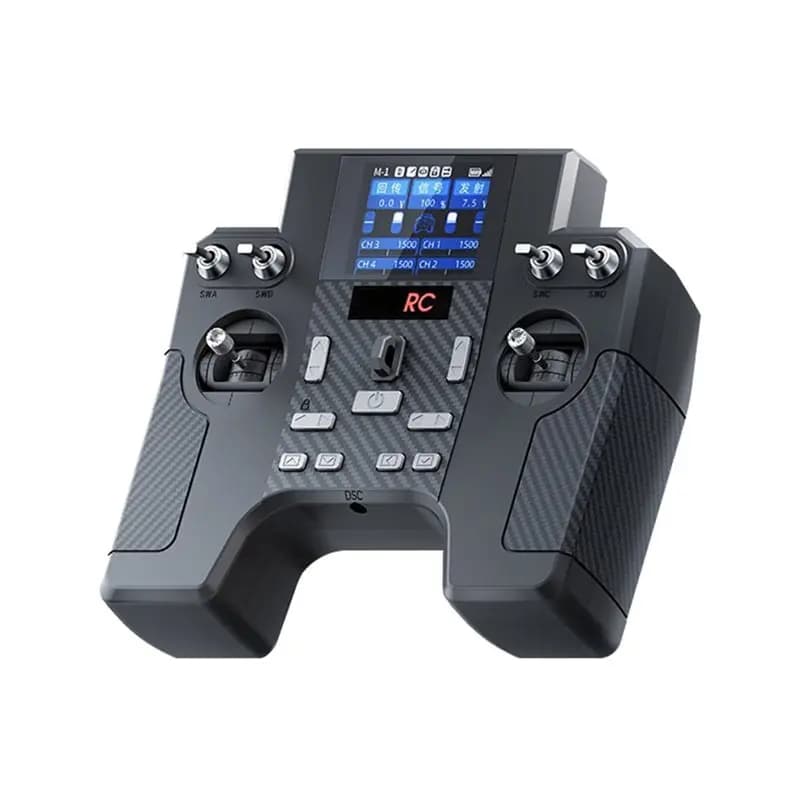 T23C HT-8A 8CH FHSS 2.4Ghz Remote Control Transmitter With F-08A Receiver Color Screen Display For RC Car Boat Helicopter Plane