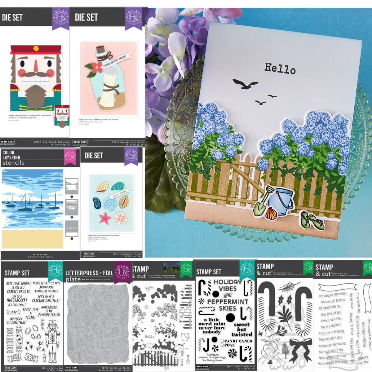 Stampi in Metallo a Forma di Schiaccianoci per Natale 2026, Timbri Trasparenti, Stencil per Decorazioni Fai-da-Te, Scrapbooking e Carte