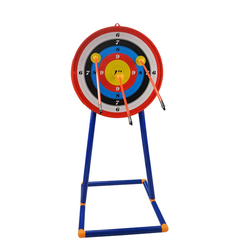 Bersaglio per Tiro con l'Arco con Ventosa e Base Stabile, Stile Colorato e Smontabile, da Appendere e Autoportante per Pratica di Tiro con l'Arco