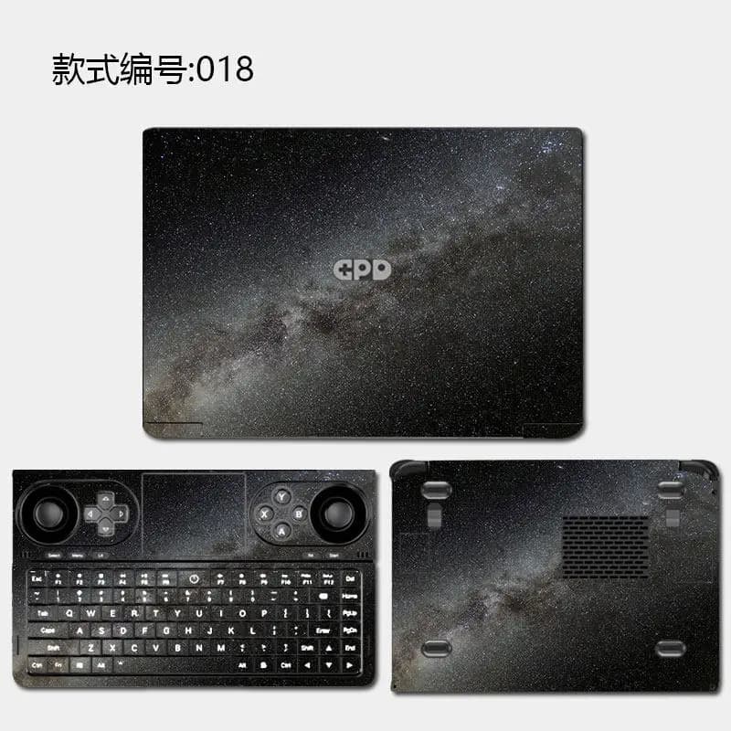 Pre-cut 1xTop+1xPalmrest+1xBottom+Side Skin Sticker Cover Protective Film For 2025 GPD Win Mini 7 Max 2 10.1