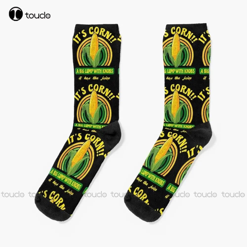 Women's sports socks It'S Corn On The Cob 360 ° Socks for young teenagers custom unisex adults with digital print streetwear