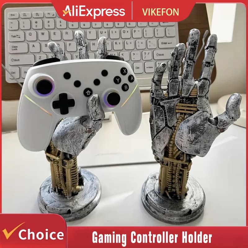 Supporto per controller di gioco con braccio meccanico Supporto per cuffie Supporto da tavolo per SONY PS5 PS4 Staffa per gamepad Airpods Max Regali per uomo