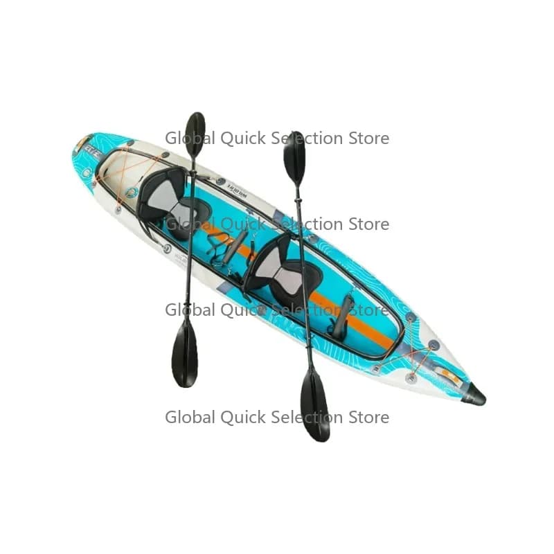 Kayak Gonfiabile da Pesca, Kayak Gonfiabile con Pagaia, Kayak Gonfiabile per 2 Persone 2025