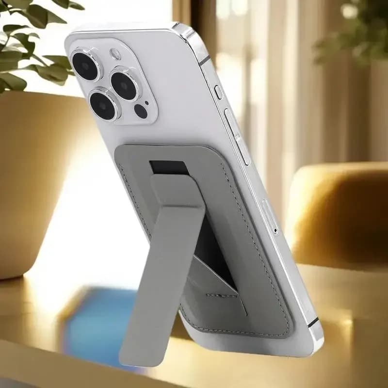 Custodia per telefono a portafoglio in pelle PU Magsafe con tasca magnetica per porta carte - Custodia protettiva slim fit per carte di credito e contanti