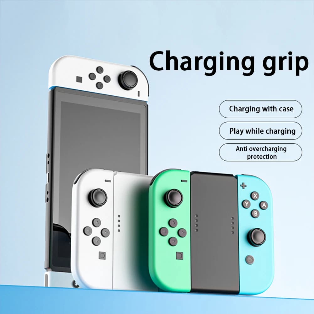 Stazione di ricarica del controller Docking station di ricarica 3400mAh con indicatore di ricarica Stazione di ricarica compatibile Switch Joy-Con
