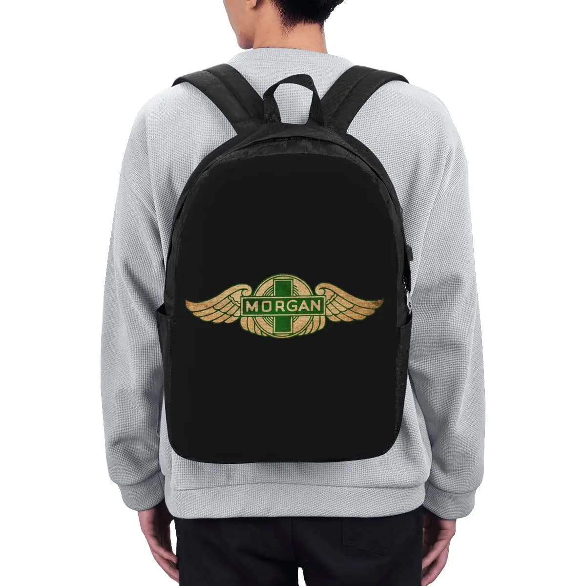 Zaino Morgan Motor Car Company, borsa da viaggio per notebook, borsa per computer, borsa per studenti universitari, borsa per laptop, borse a tracolla per uomo e donna