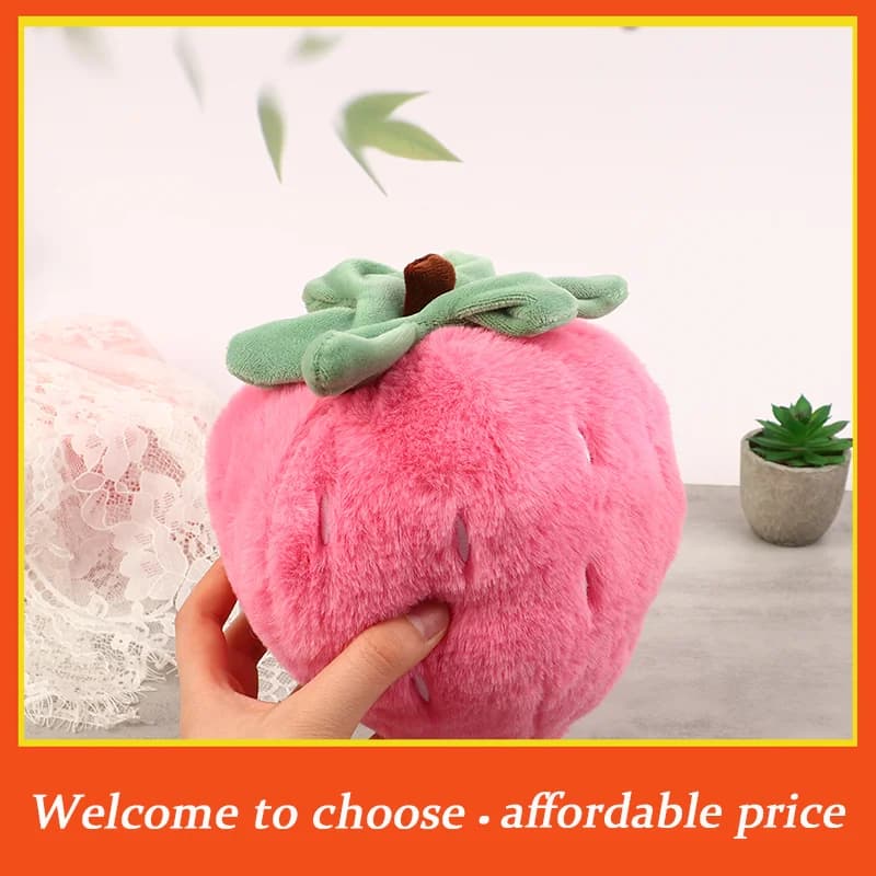 Creative Lightweight Cute Strawberry Pillow Super Soft Strawberry Pillow Toy Doll Home Decorative Doll Ornaments for Girls Gift
