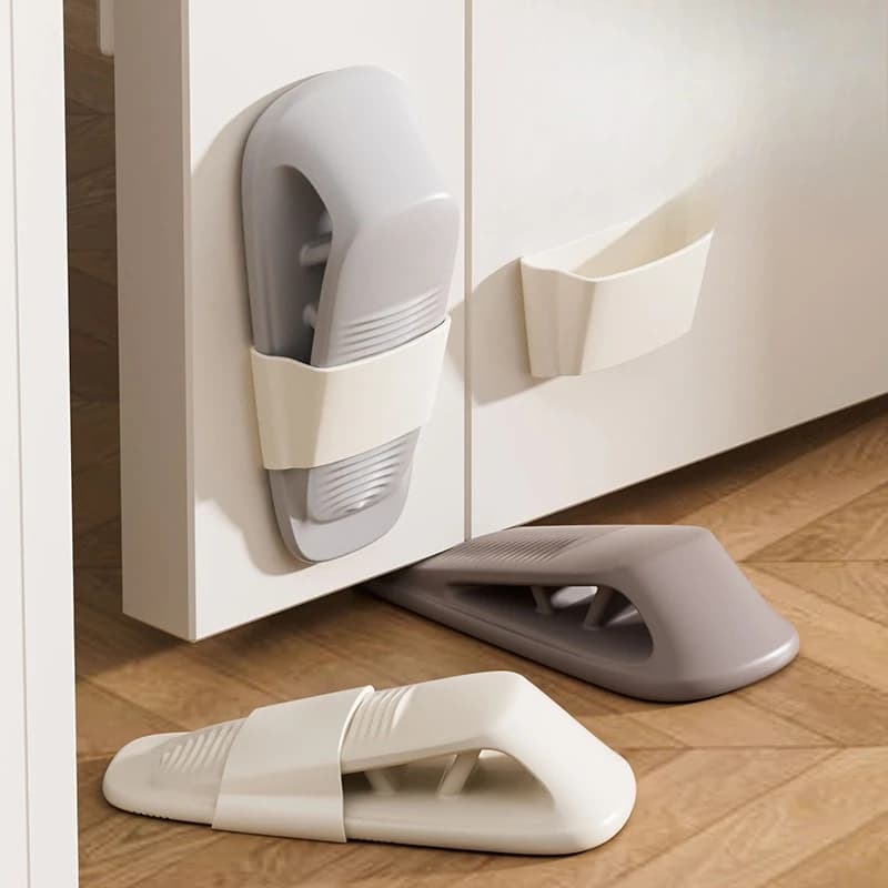 Silicone Door Plug Door Stopper Anti-collision Top Door Stopper Door Card Windproof Fixed Door Plug Can Be Stored