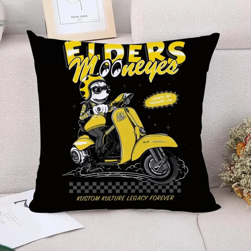 Decorative cushion cover 45x45 Mooneyes cushions for the decoration of the car decoration decorations for the pillow couple house pillowcase 40x40 pillowcase 45*45 autumn