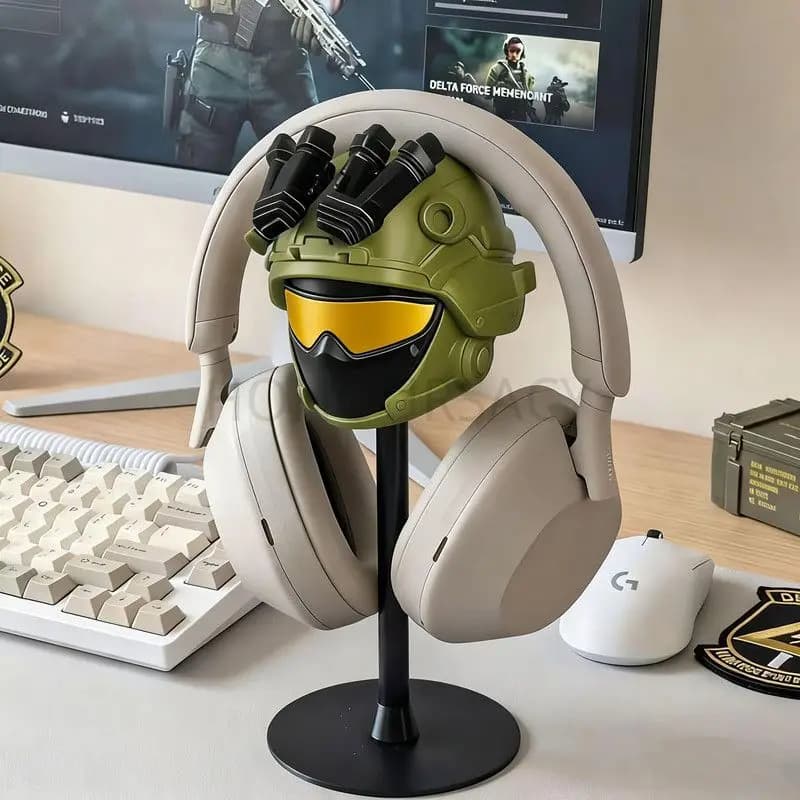 Delta Force Wei Long headphone support, game headphone support, table display, desk organizer