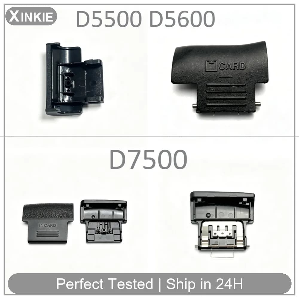 New Memory Card Slot Cover Door for Nikon D5500 D5600 D7500 DSLR Camera Repair Part