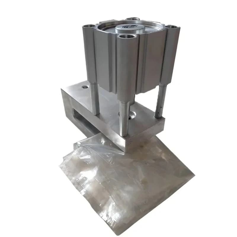 Macchina punzonatrice pneumatica, apertura sacchetti di plastica, apertura sacchetti di vetro